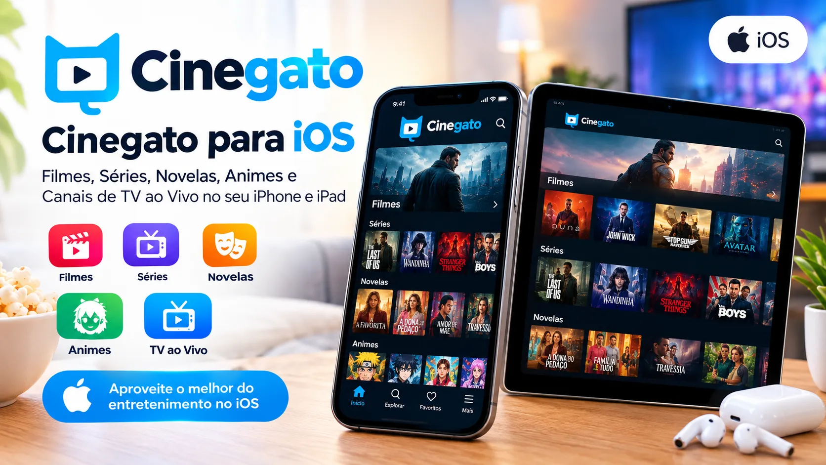 Cinegato para iOS